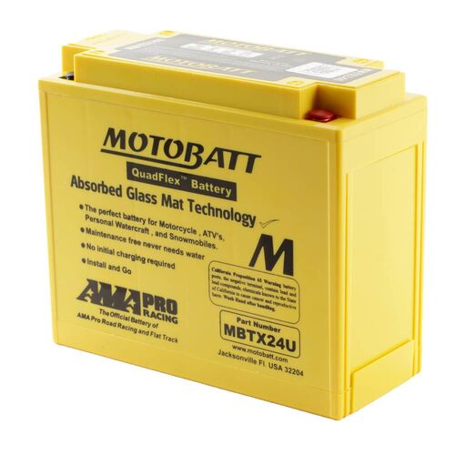 Honda Gl1000 Gold Wing 1978 Motobatt Quadflex 12V Battery 