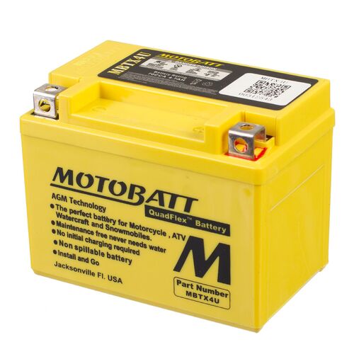 Suzuki TS250X 1985 Motobatt Quadflex 12V Battery 