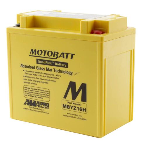 Aprilia SMV750 Dorsoduro 2014 Motobatt 12V Battery 