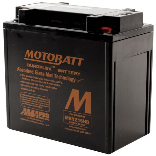 Arctic Cat Dvx300 2012 Motobatt 12V Battery 