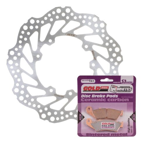 Honda CRF250R 2004-2014 MTX Brake Disc & Pads Front Service Kit 