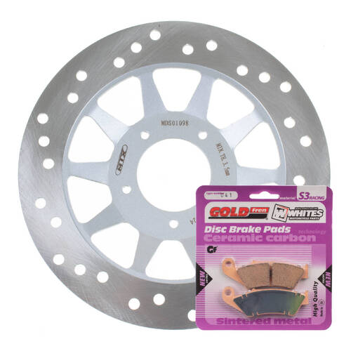 Honda XR150L 2014-2024 MTX Front Brake Disc & Pads Set