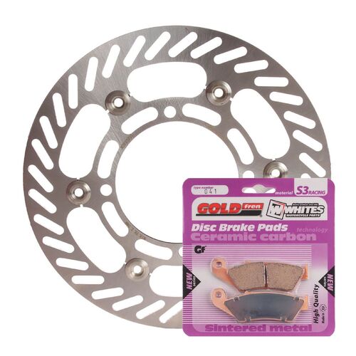 Kawasaki KX250F 2004-2005 MTX Brake Disc & Pads Front Service Kit 