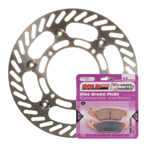 Kawasaki KX250F 2004-2005 MTX Brake Disc & Pads Front Service Kit 