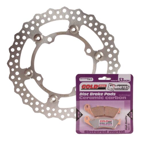 Kawasaki KX250F 2006-2014 MTX Brake Disc & Pads Front Service Kit 