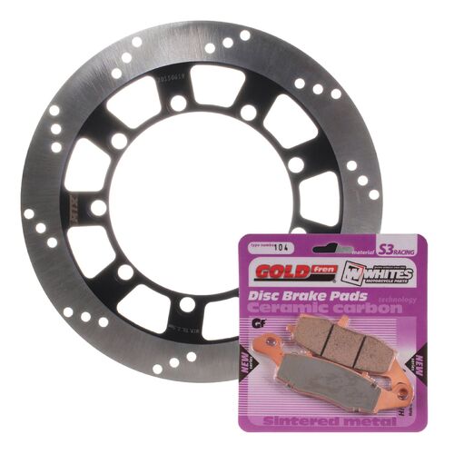 Kawasaki KLR650 2005-2007 MTX Brake Disc & Pads Front Service Kit 