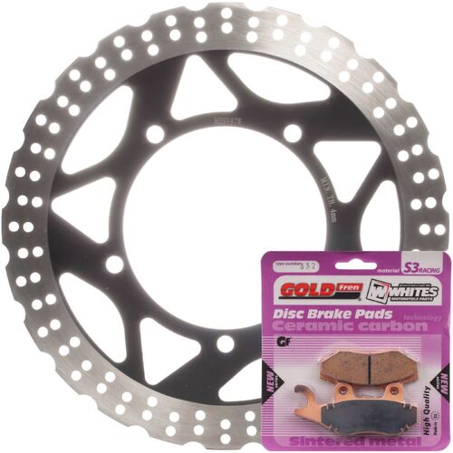 Kawasaki Ninja EX300 2013-2017 MTX Brake Disc & Pads Front Service Kit 