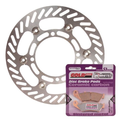 Suzuki RMZ250 2004-2006 MTX Brake Disc & Pads Front Service Kit 