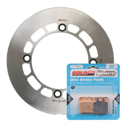 Suzuki DR200 1986-2009 MTX Brake Disc & Pads Front Service Kit 