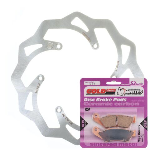 KTM 450 SX-F 2007-2019 MTX Brake Disc & Pads Front Service Kit 