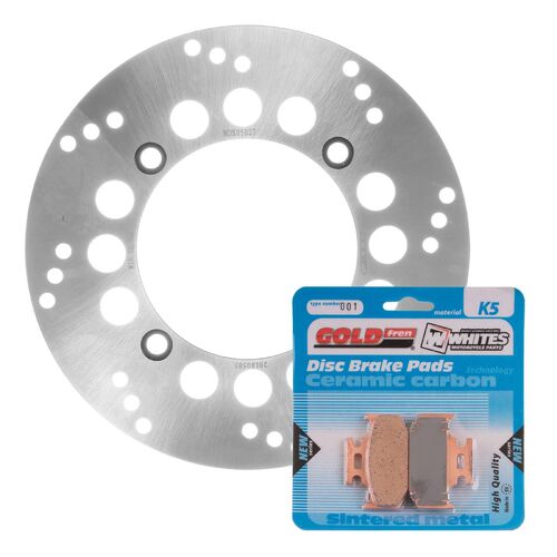 Suzuki DR650SE 1996-2022 MTX Brake Disc & Pads Rear Service Kit 