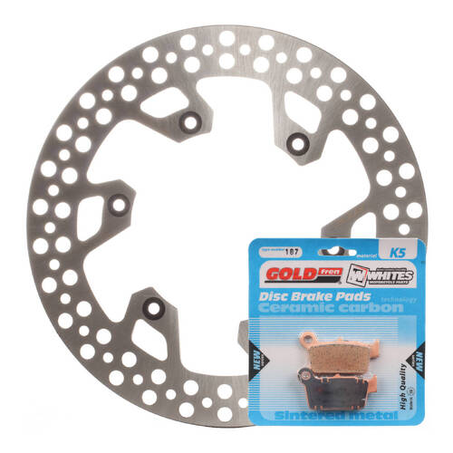 Yamaha YZ125 2008-2020 MTX Rear Brake Disc & Pads Set