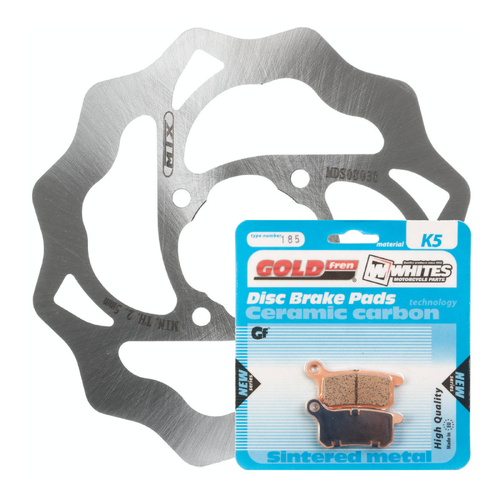 KTM 65 SX 2009-2022 MTX Rear Brake Disc & Pads Set