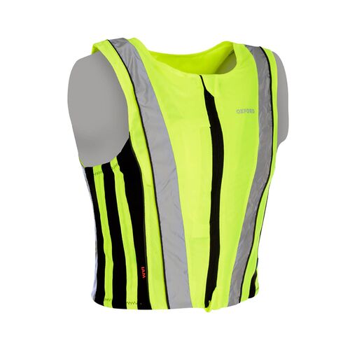 Oxford Brighttop Active Fluro Hi-Vis Motorcycle Vest 4XL