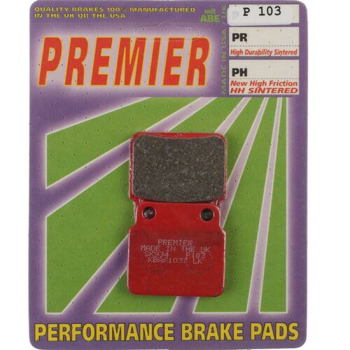 Suzuki LTR450 QuadRacer 2006-2012 Premier Rear Brake Pads