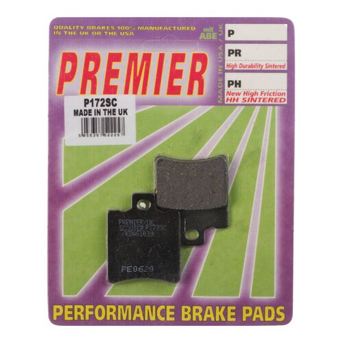 Aprilia Mojito Cust 2 stroke 50 2002-2008 Premier Front Brake Pads