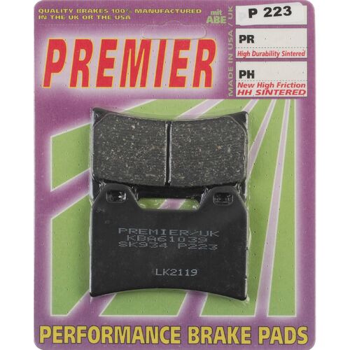 Aprilia Pegaso 650 Fact 2008-2011 Premier Front Brake Pads