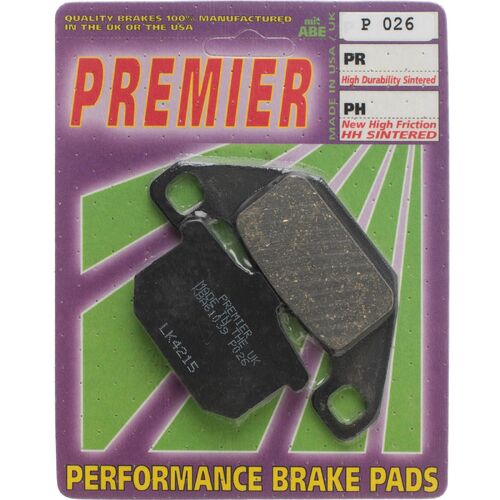 Kawasaki EL250 Eliminator 1990-1998 Premier Front Brake Pads