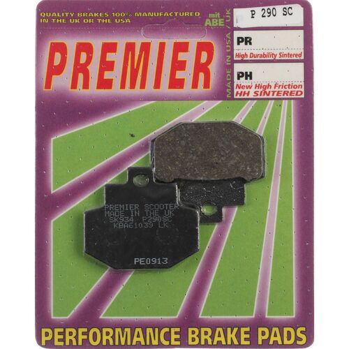 Vespa GTS250 ie 2005-2011 Premier Rear Brake Pads