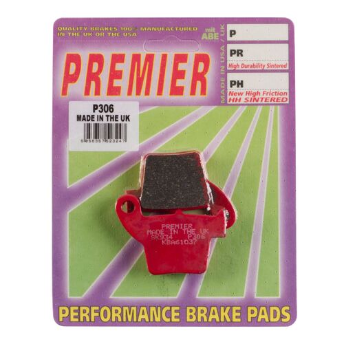 Honda CR125R 2002-2007 Premier Rear Brake Pads