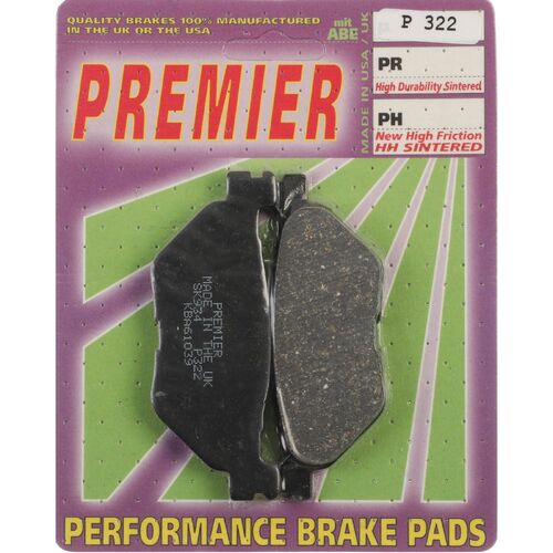 Yamaha XV1700 Road Star Warrior 2003-2006 Premier Rear Brake Pads