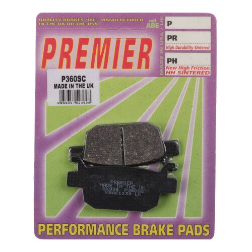 Honda NSS300 Forza 2014-2021 Premier Rear Brake Pads