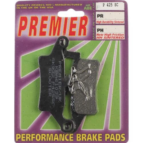 Yamaha YW125 BeeWee 2010-2012 Premier Front Brake Pads