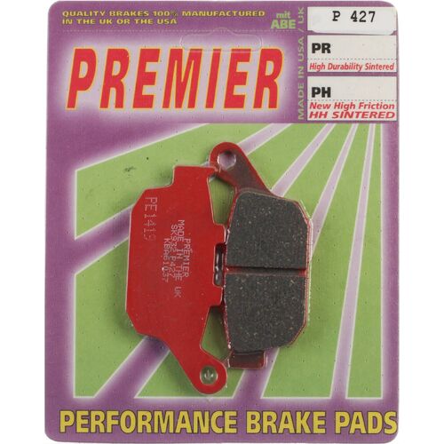 Honda CBR300R 2014-2019 Premier Rear Brake Pads