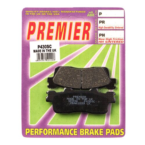 Kawasaki J300 ABS 2014-2016 Premier Rear Brake Pads