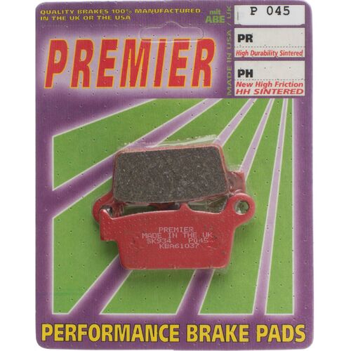 Honda CR125R 1987-2001 Premier Rear Brake Pads