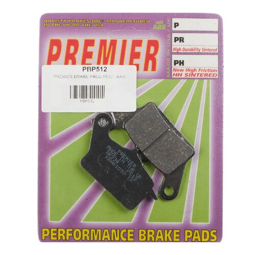 Kawasaki KLX140G 2017 Premier Rear Brake Pads