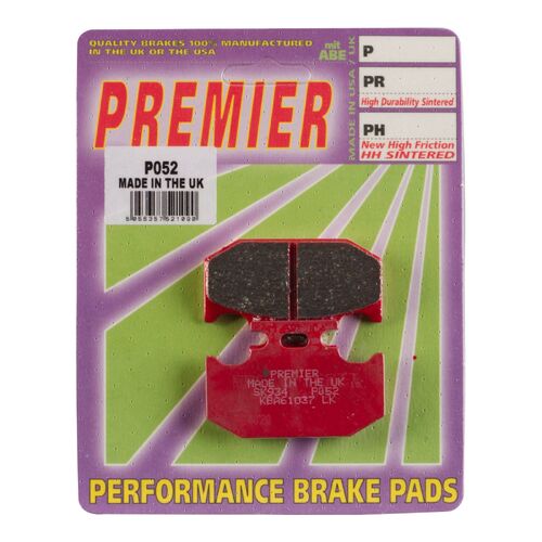 Kawasaki KDX200 1989-2008 Premier Rear Brake Pads