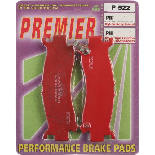 Honda SXS1000 3 LE Pioneer 2018-2020 Premier Left Front Brake Pads