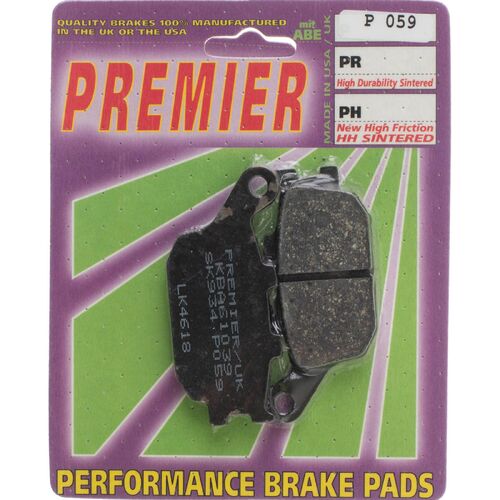 Honda CB1000F Super Four 1995-1998 Premier Rear Brake Pads