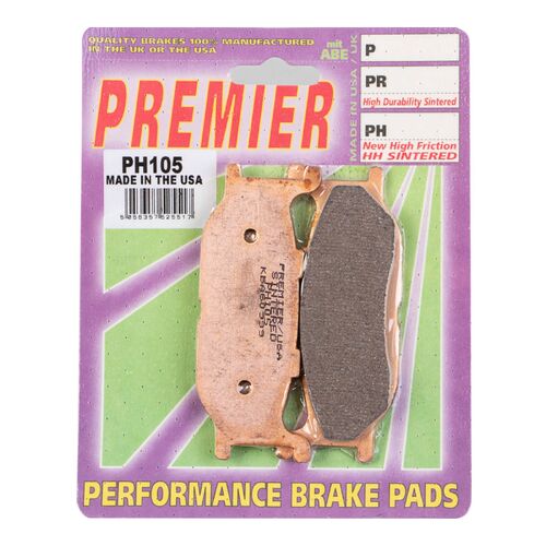 Yamaha FZX250 Zeal 1998-2000 Premier Sintered Front Brake Pads