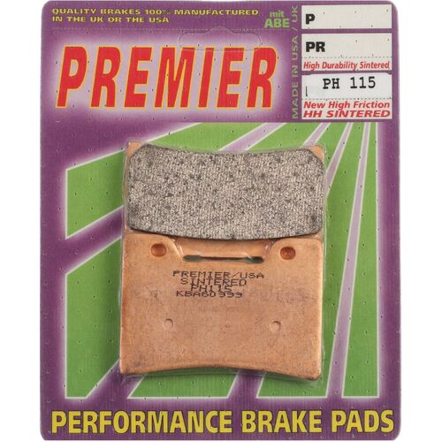 Yamaha FZR600 1990-1993 Premier Sintered Front Brake Pads