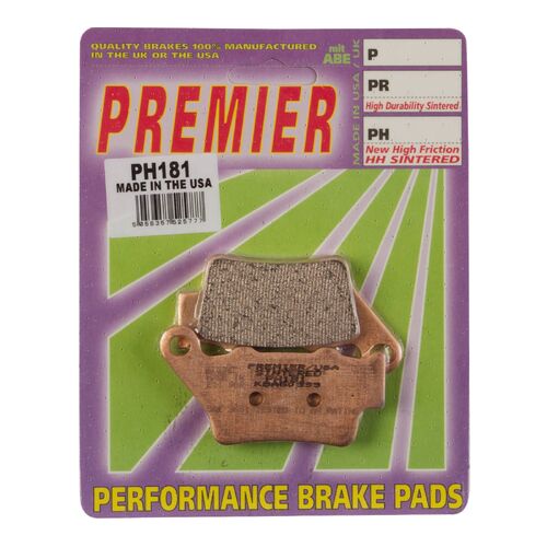 BMW F650GS 800cc 2006-2013 Premier Sintered Rear Brake Pads