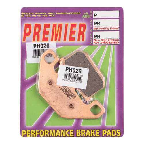 Kawasaki EN500 Vulcan 1990-2006 Premier Sintered Front Brake Pads