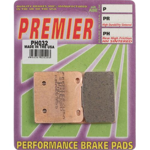 Suzuki VS1400 Intruder 1997-2004 Premier Sintered Rear Brake Pads