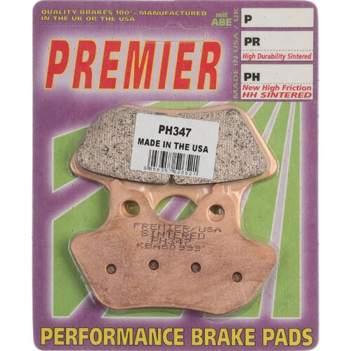 Harley Davidson FLHR Road King 2000-2007 Premier Sintered Front Brake Pads