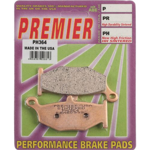 Suzuki GSXR1000 2007-2008 Premier Sintered Rear Brake Pads