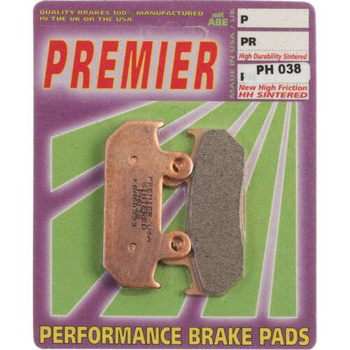 Honda CB450S 1986-1988 Premier Sintered Front Brake Pads