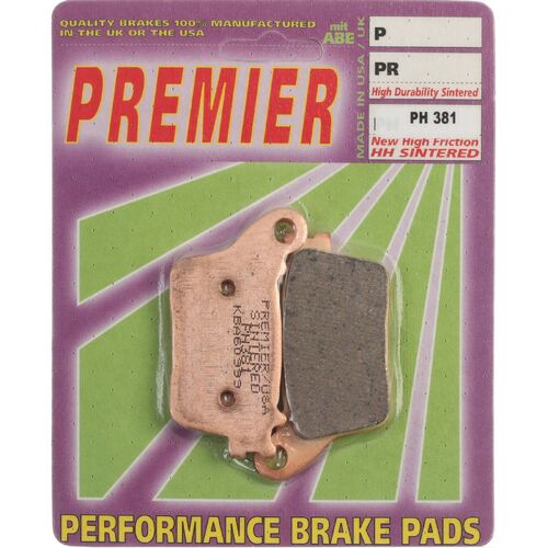 Honda CB600 F Hornet 2007-2013 Premier Sintered Rear Brake Pads