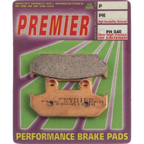 Honda CBR1000F 1987-1988 Premier Sintered Front Brake Pads