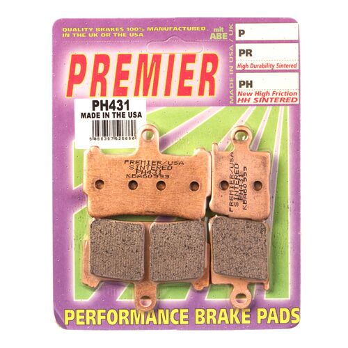 Honda VFR1200F DCT Clutch 2012-2017 Premier Sintered Front Brake Pads