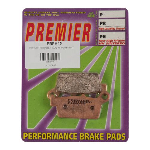 Honda CR125R 1987-2001 Premier Sintered Rear Brake Pads