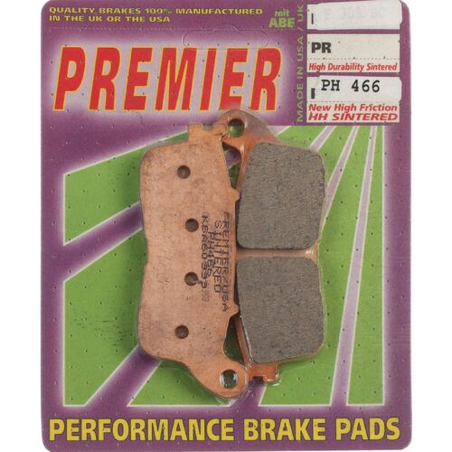 Honda VFR1200F DCT Clutch 2012-2013 Premier Sintered Rear Brake Pads