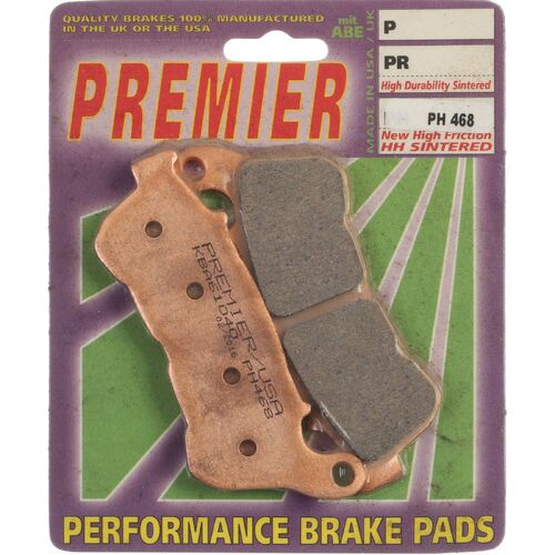 Harley Davidson XLH883 Iron 2014-2021 Premier Sintered Front Brake Pads