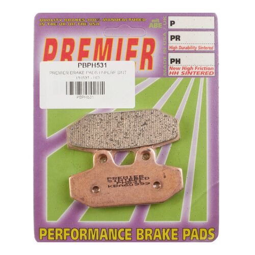 Harley Davidson FLFBS Softail Fat Boy 2018 Premier Sintered Rear Brake Pads