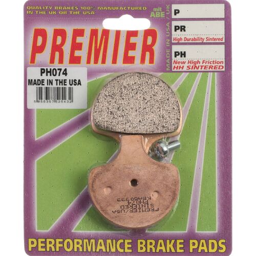 Harley Davidson FLH 1340 Electra Glide 1985 Premier Sintered Front Brake Pads